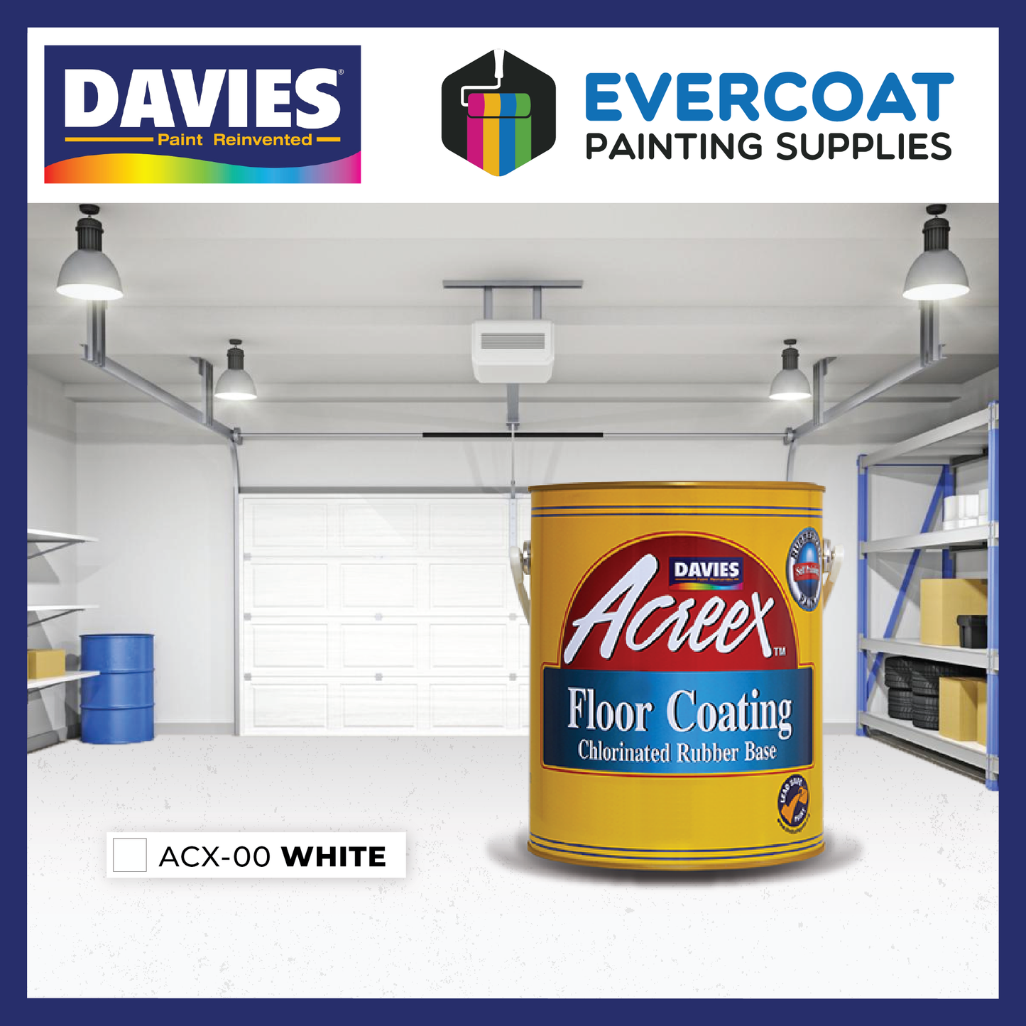 Acreex™ Chlorinated Rubber-based Floor Coating