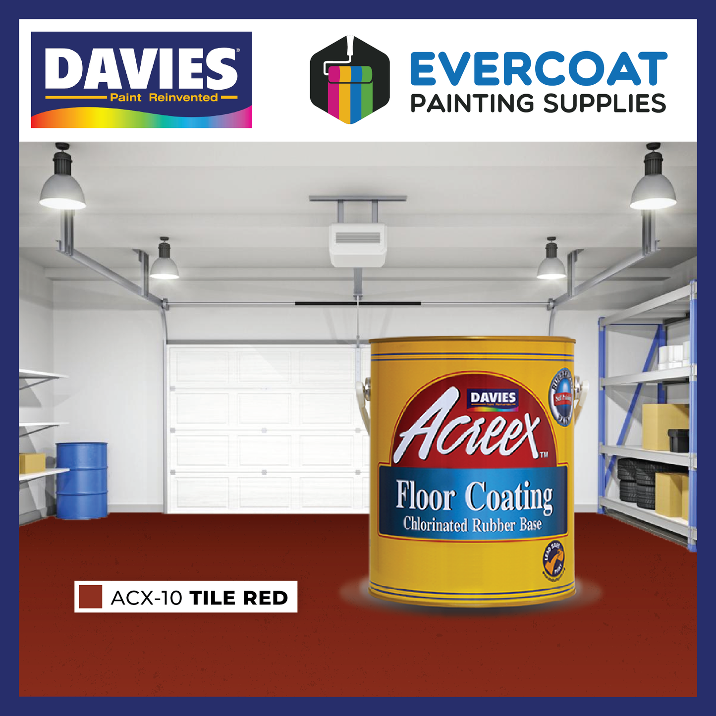 Acreex™ Chlorinated Rubber-based Floor Coating