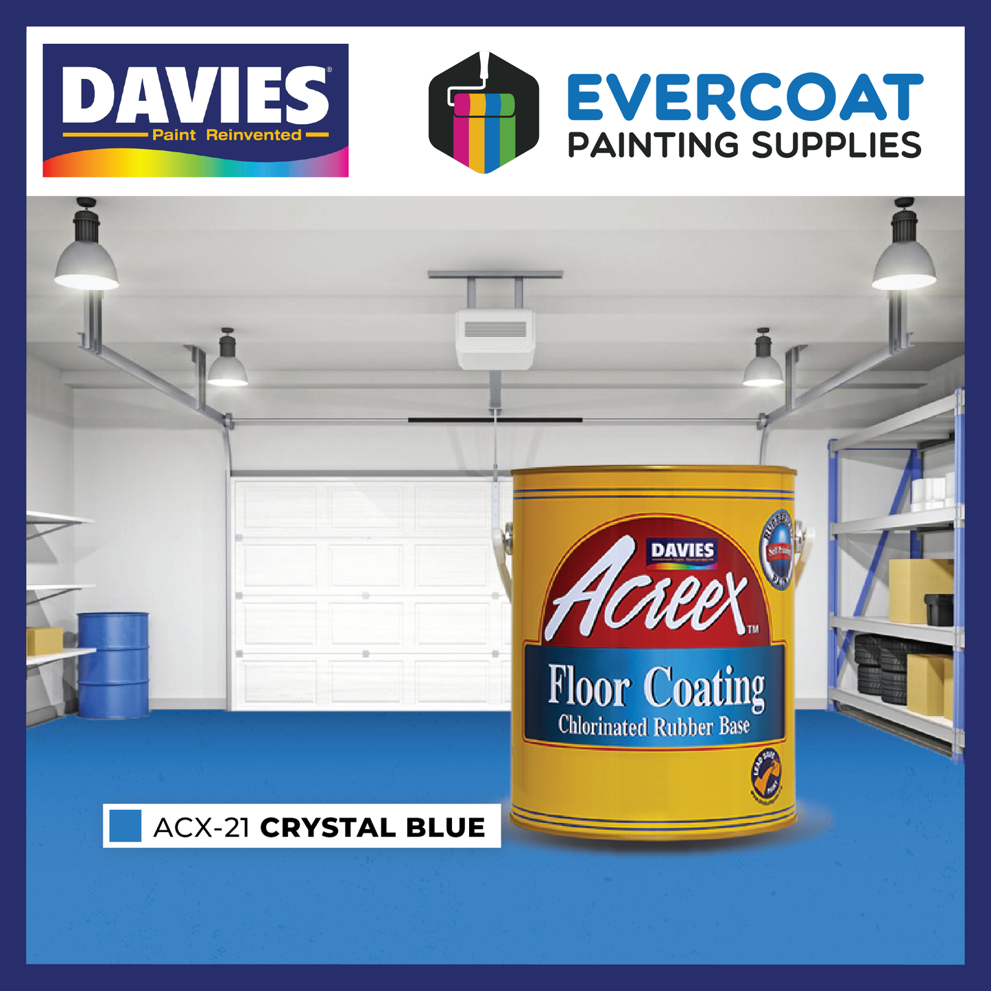 Acreex™ Chlorinated Rubber-based Floor Coating