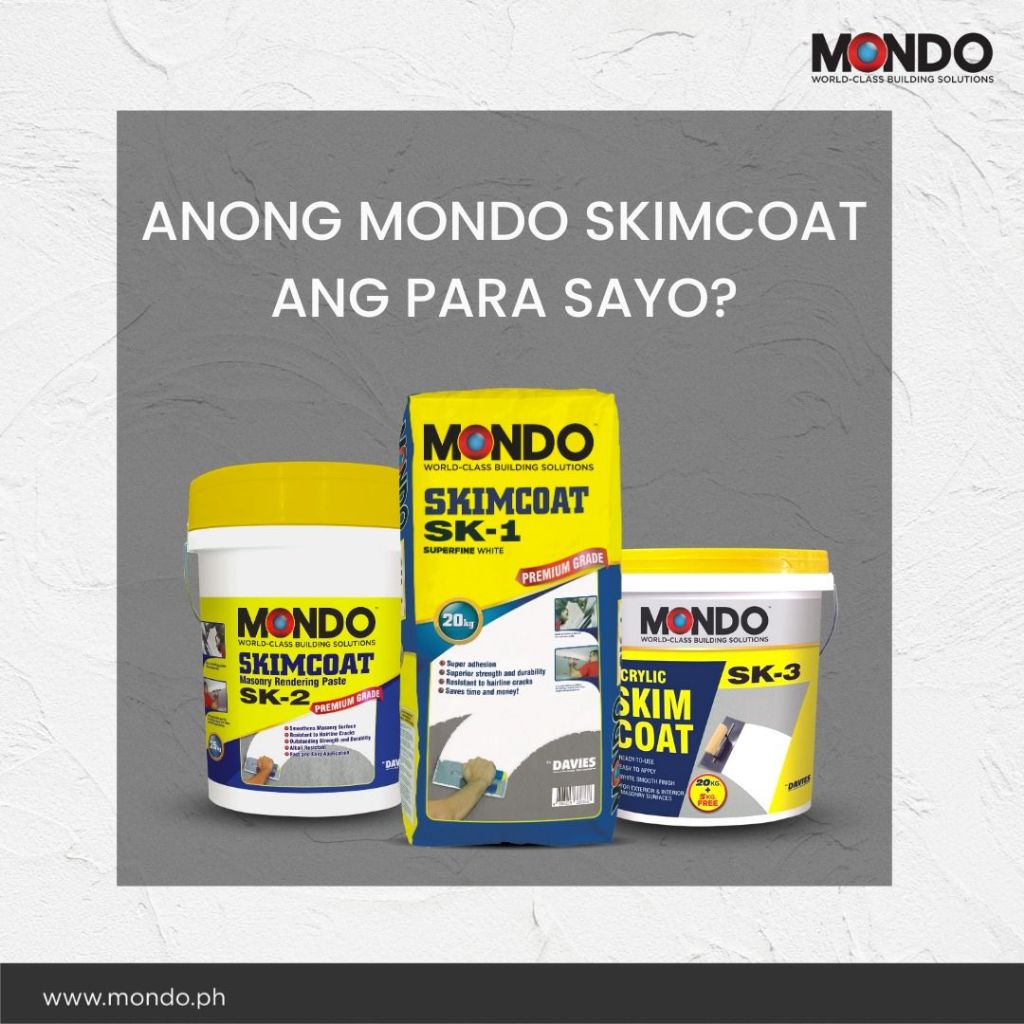 Mondo Skimcoat Superfine White Powder 20kg (SK-1)