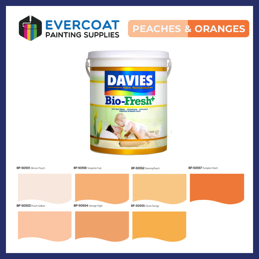 Bio-Fresh+™ Premium Interior Paint (Peaches & Oranges)