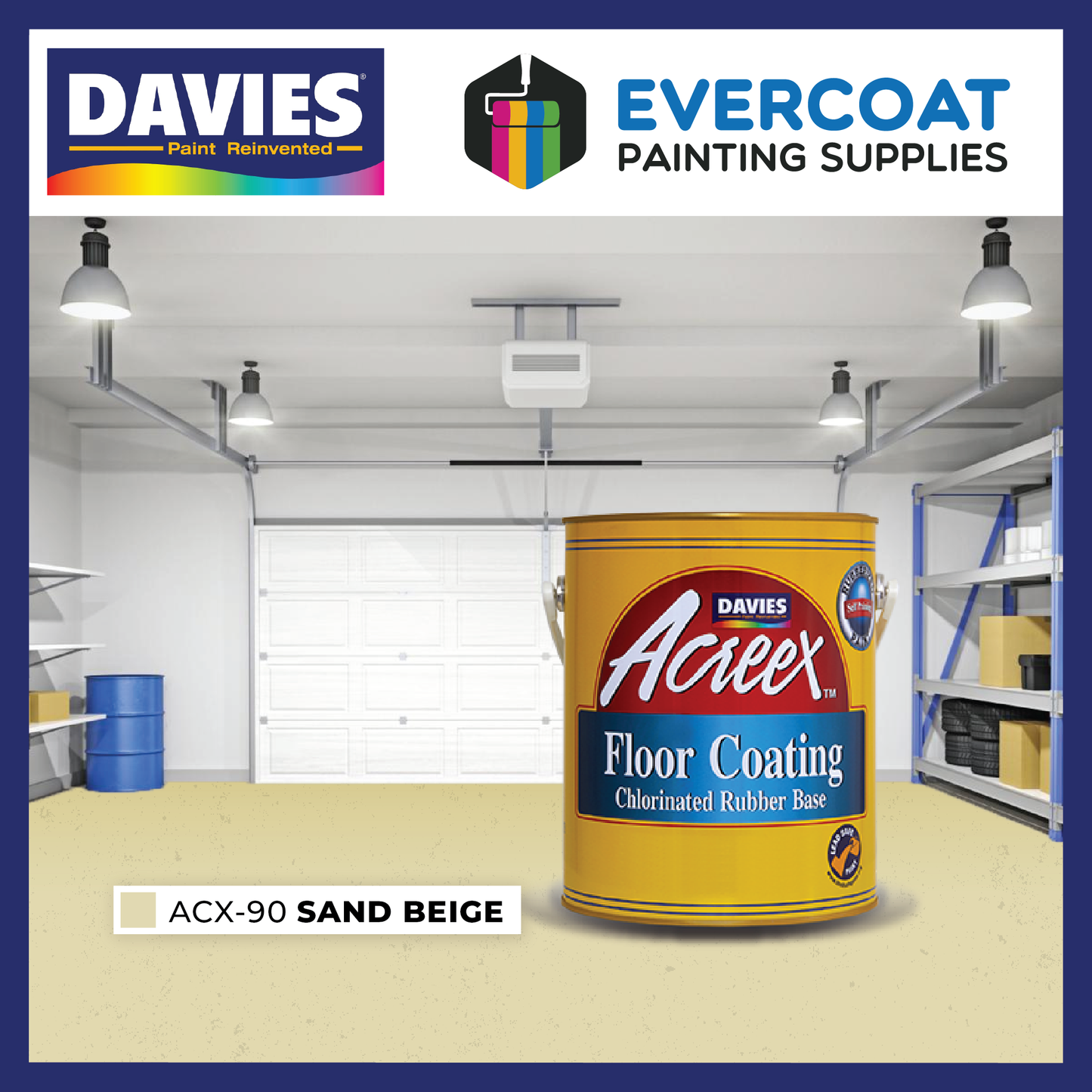 Acreex™ Chlorinated Rubber-based Floor Coating