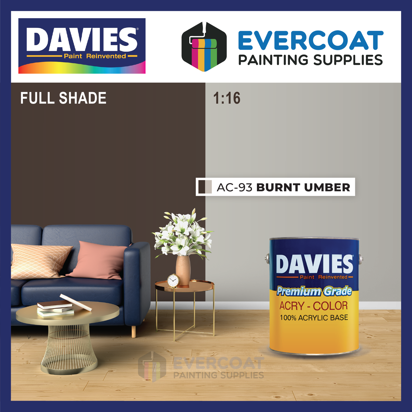 Davies Acry-Color 100% Acrylic Water-Based Colorant