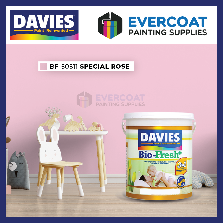 Bio-Fresh+™ Premium Interior Paint (Reds & Pinks)