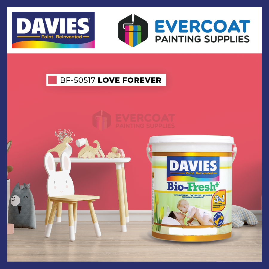 Bio-Fresh+™ Premium Interior Paint (Reds & Pinks)