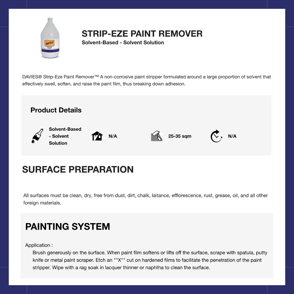 STRIP-EZE PAINT REMOVER Paint Remover