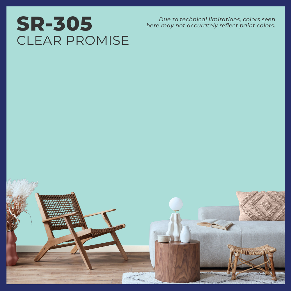 Sun & Rain® 100% Acrylic Elastomeric Paint (Aquas & Greens)