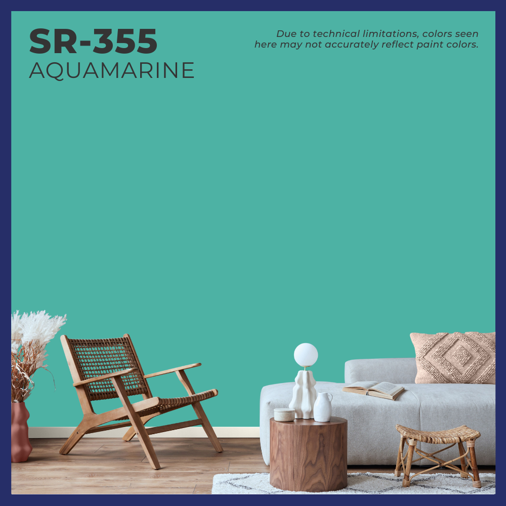 Sun & Rain® 100% Acrylic Elastomeric Paint (Aquas & Greens)