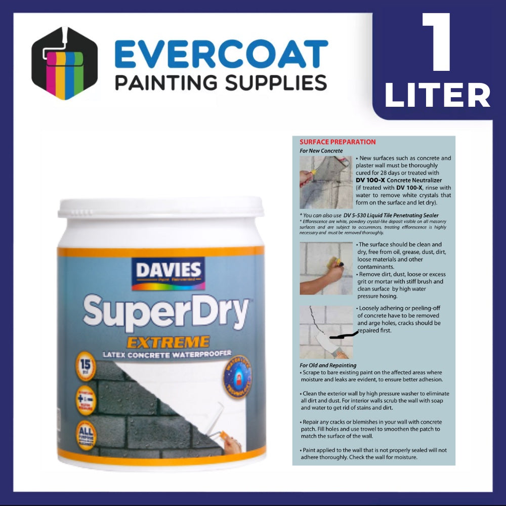 Davies SuperDry™ Extreme Latex Concrete Waterproofing