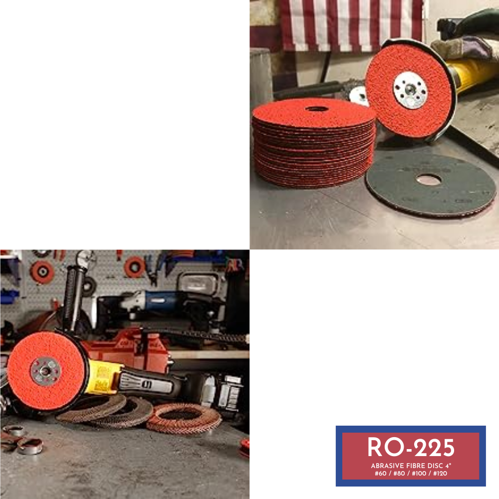 RO-225 Rosco Abrasive Fiber Disc (Box of 50) #60 #80 #100 #120