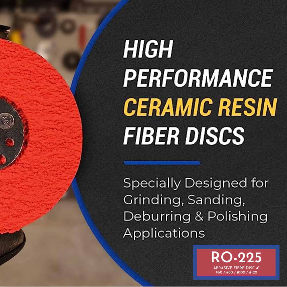 RO-225 Rosco Abrasive Fiber Disc (Box of 50) #60 #80 #100 #120