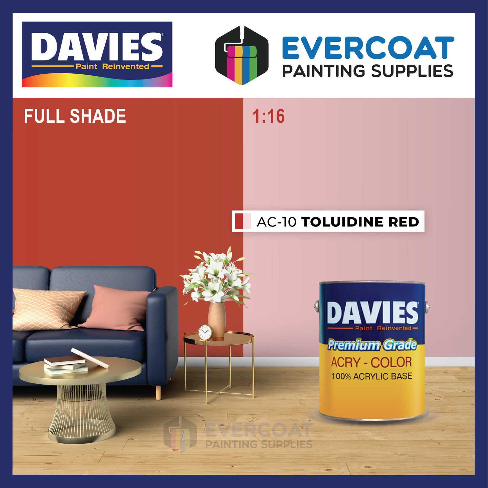 Davies Acry-Color 100% Acrylic Water-Based Colorant – Evercoat Painting ...