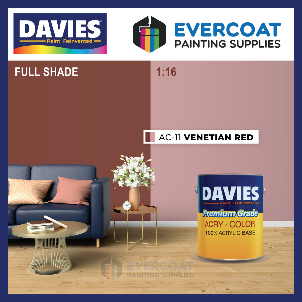 Davies Acry-Color 100% Acrylic Water-Based Colorant – Evercoat Painting ...