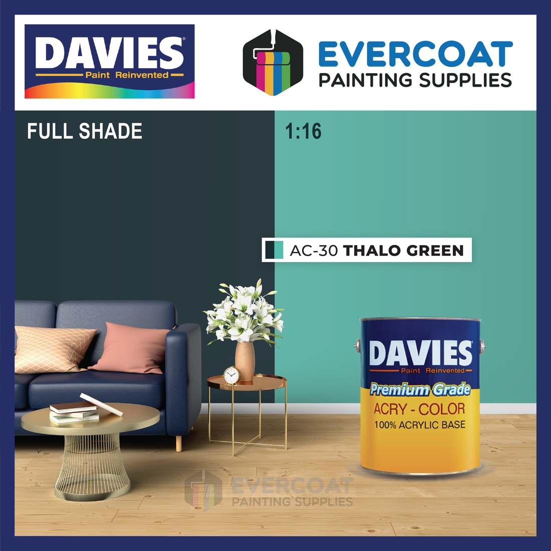 Davies Acry-Color 100% Acrylic Water-Based Colorant – Evercoat Painting ...