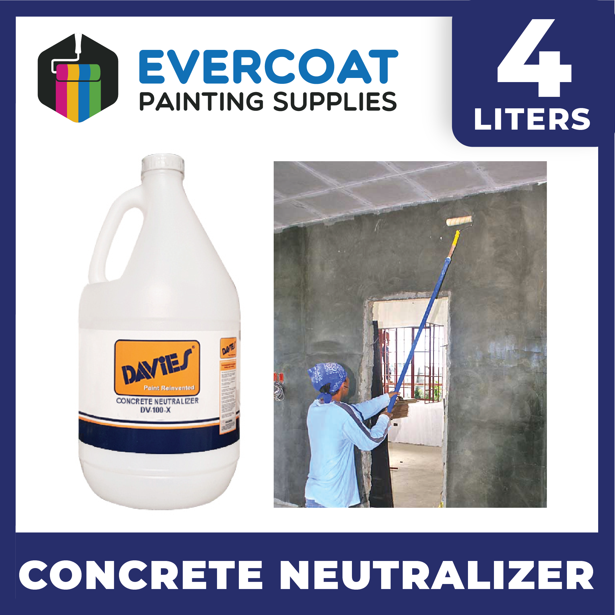 Rom Neutralizer CONCRETE NEUTRALIZER CLEAR Concrete Neutralizer – Evercoat Painting ...