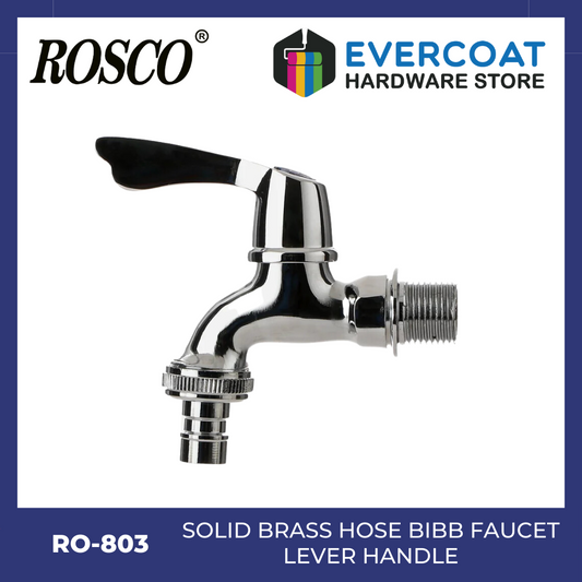 RO-803 Rosco Solid Brass Hose Bibb Faucet Lever Handle
