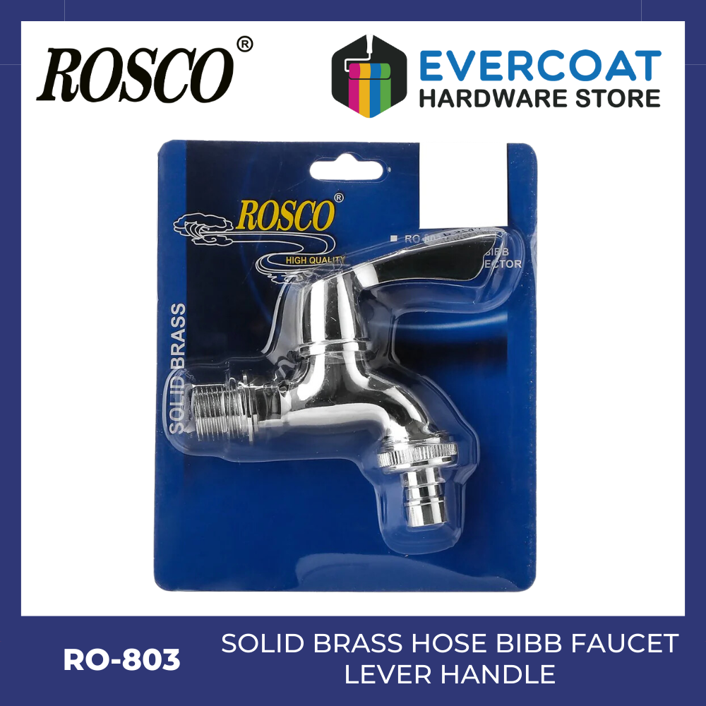 RO-803 Rosco Solid Brass Hose Bibb Faucet Lever Handle