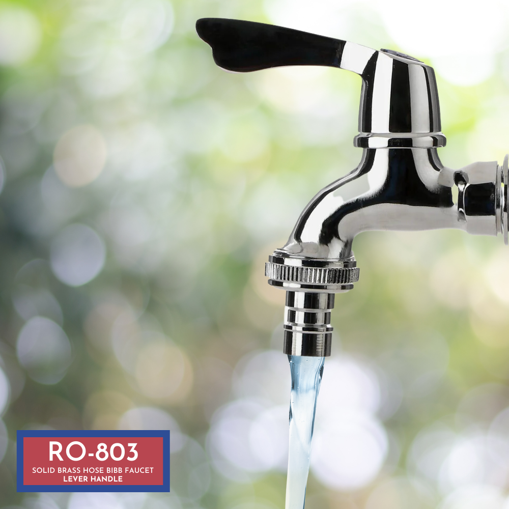 RO-803 Rosco Solid Brass Hose Bibb Faucet Lever Handle