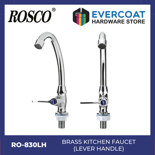 RO-830LH Brass Kitchen Faucet Lever Handle, Solid Brass
