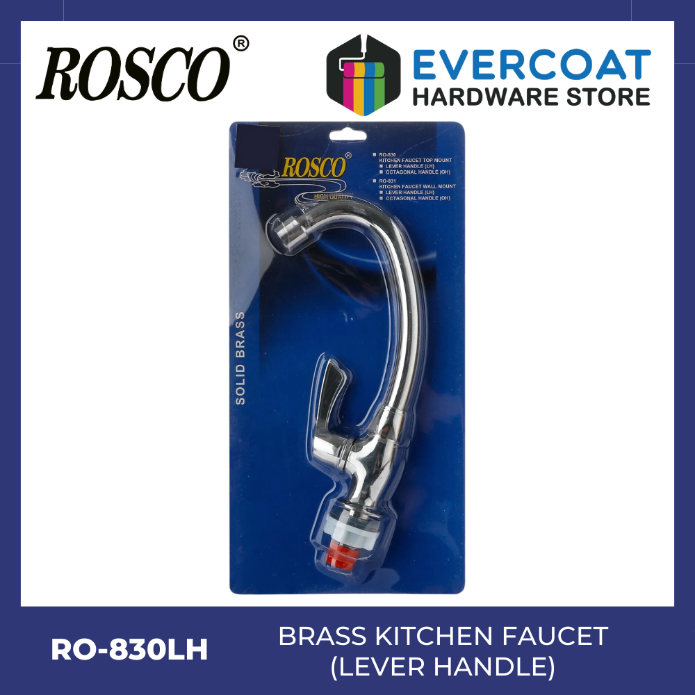 RO-830LH Brass Kitchen Faucet Lever Handle, Solid Brass