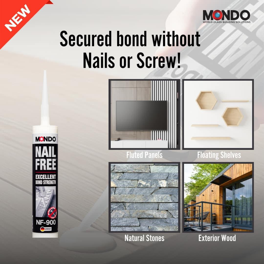 Mondo Nail Free High Performance Adhesive 300ML