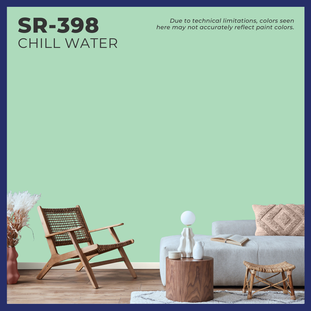 Sun & Rain® 100% Acrylic Elastomeric Paint (Aquas & Greens)