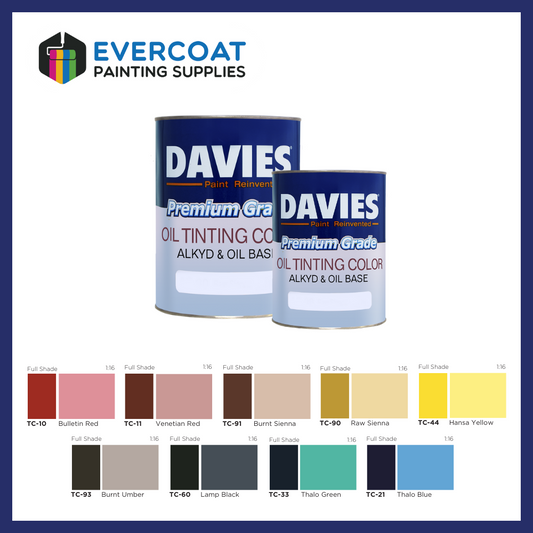 Davies Premium Oil Tinting Color Alkyd & Oil Base