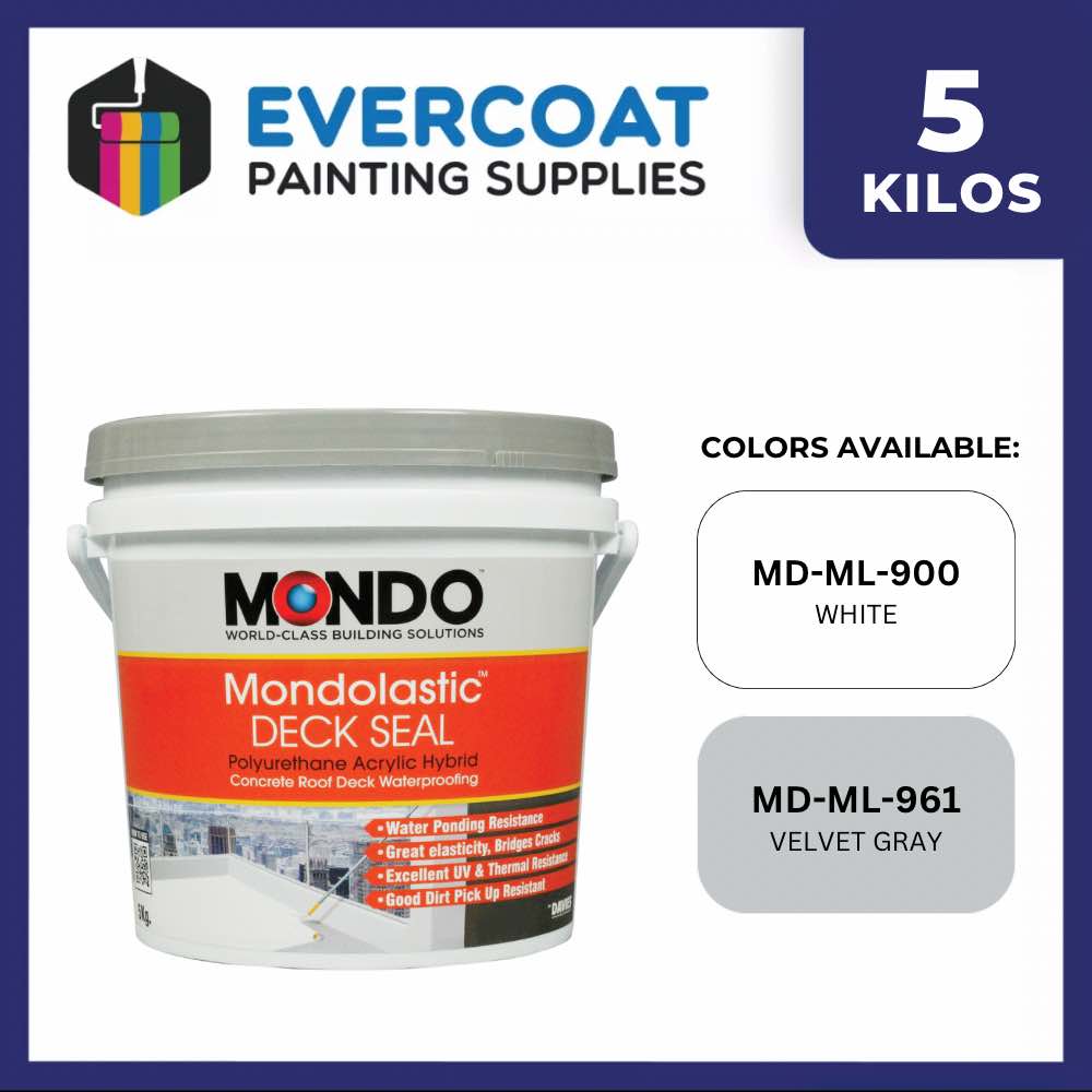 Mondolastic Deck Seal Polyurethane Acrylic Hybrid Roof Deck Waterproofer